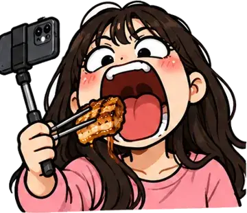 「살려라 고깃집」 캐릭터 먹방 유튜버