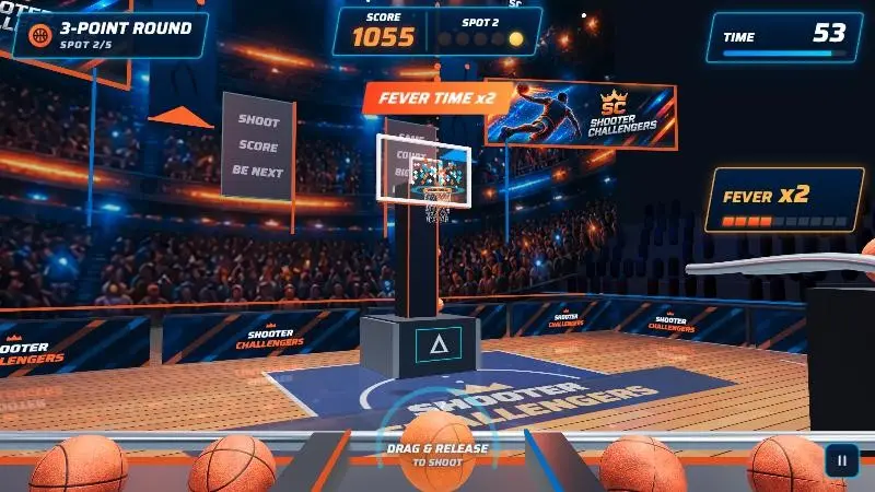 3D arcade basketball “Shooter Challengers” — screen 5