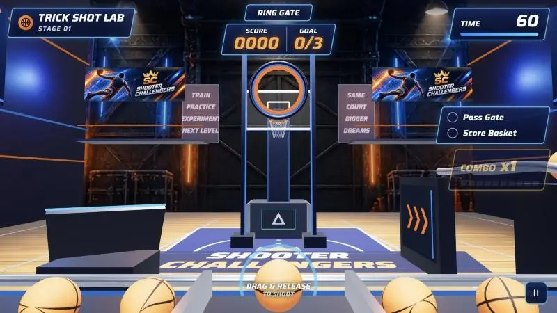 3D arcade basketball “Shooter Challengers” — screen 6