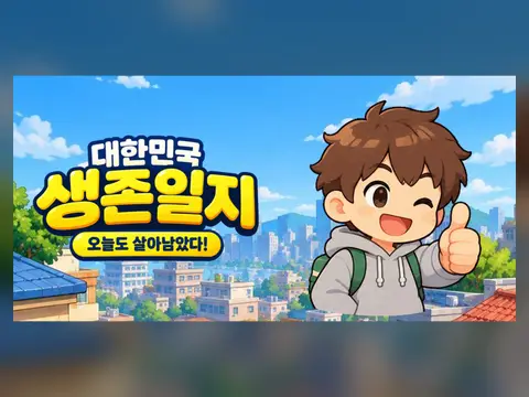 동네 생활 아케이드 「대한민국 생존일지」 화면 1